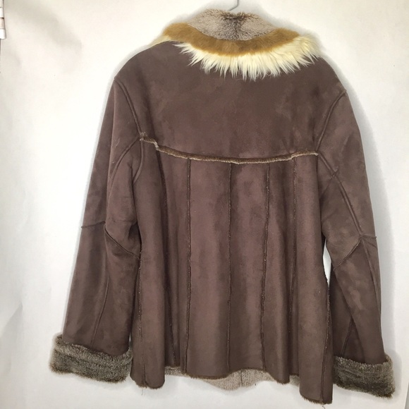 Dressban | Wool Jacket with Faux Fur Collar - Picture 2 of 7